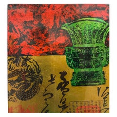 Chinese Contemporary Mixed-Media Artwork/Wall Plaque