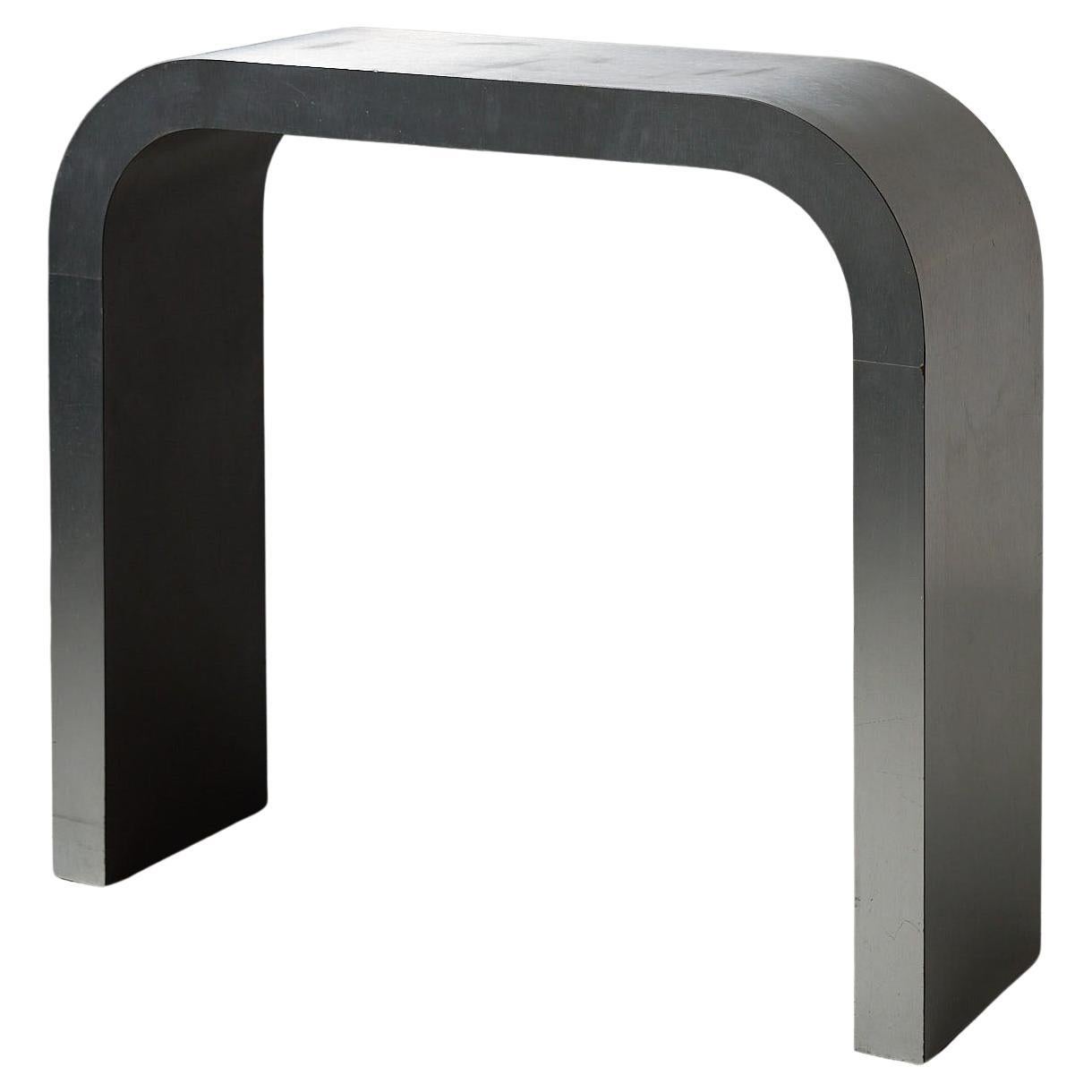 Metal console table, 1970s