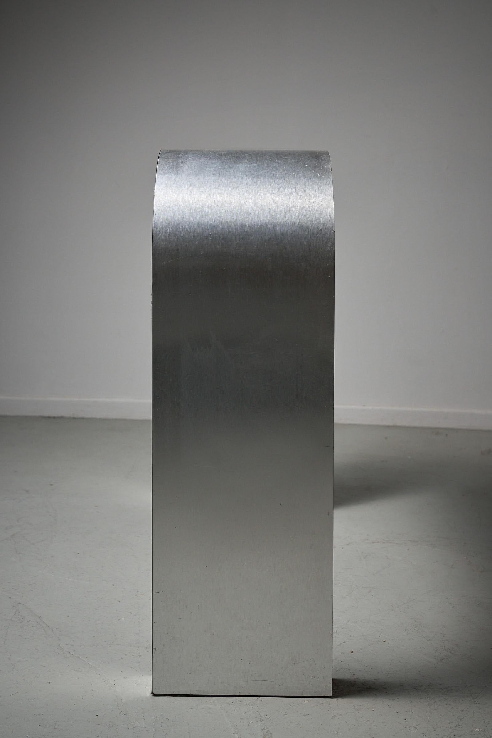 Italian Metal console table, 1970s For Sale