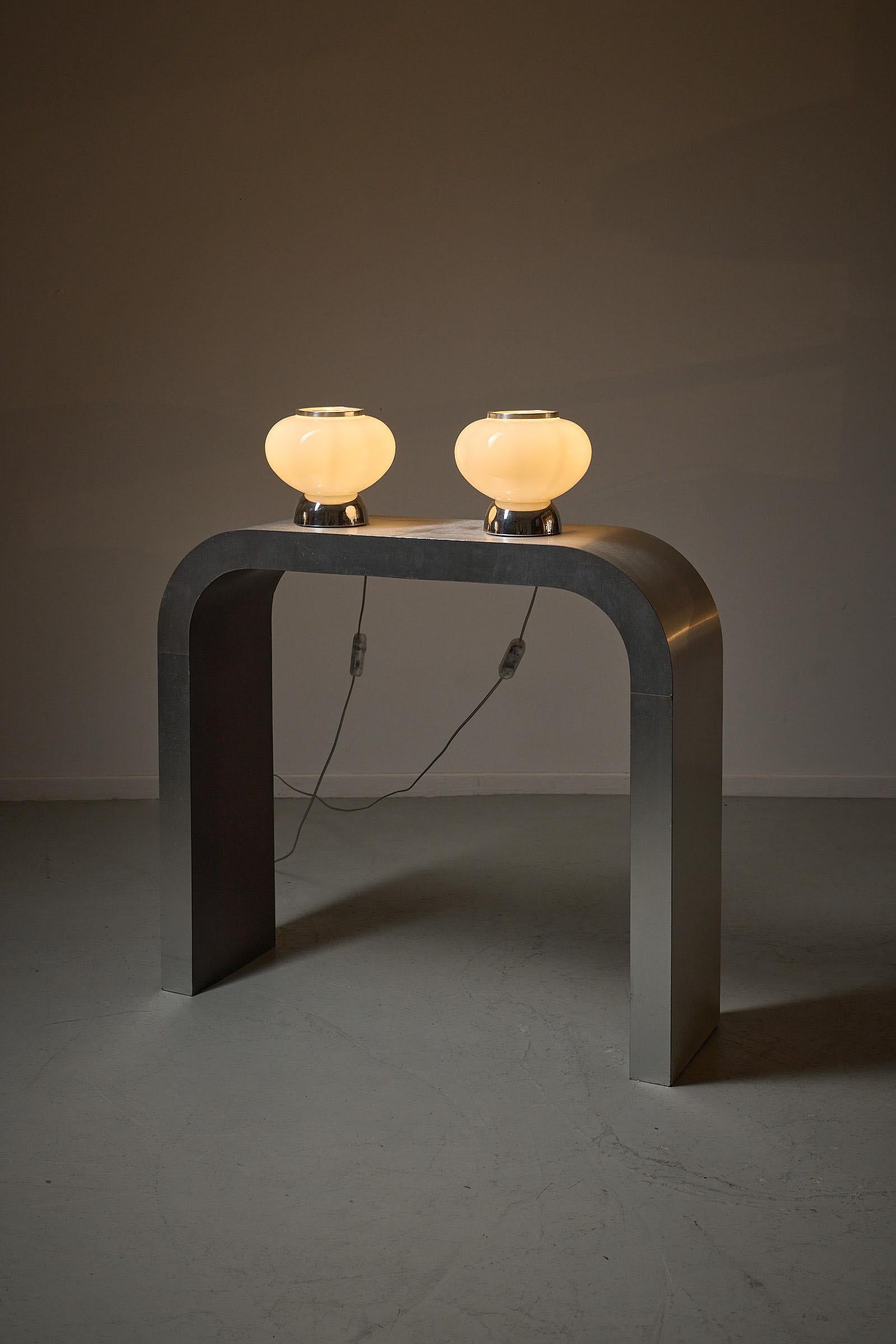 Metal console table, 1970s For Sale 3
