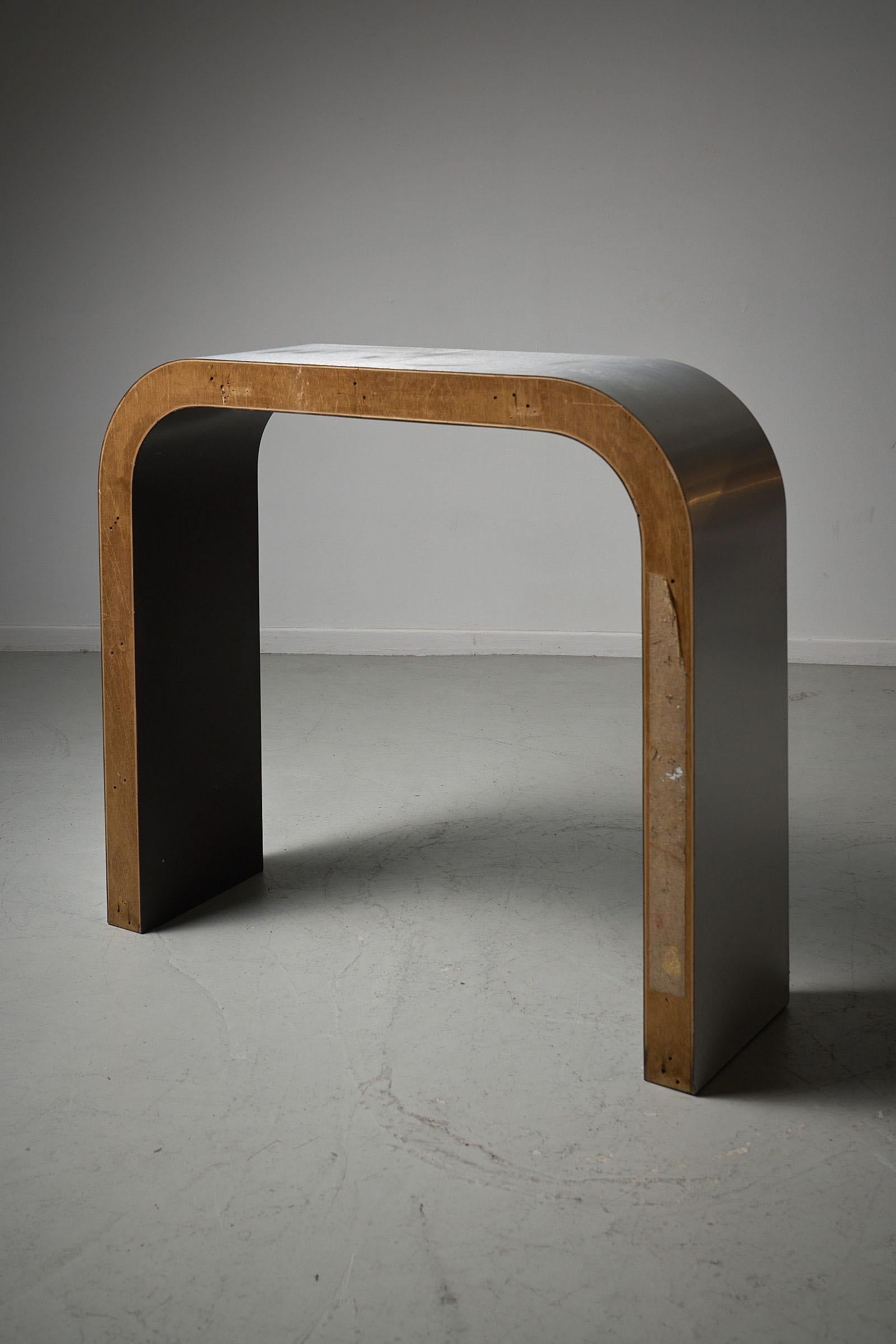 Metal console table, 1970s For Sale 1
