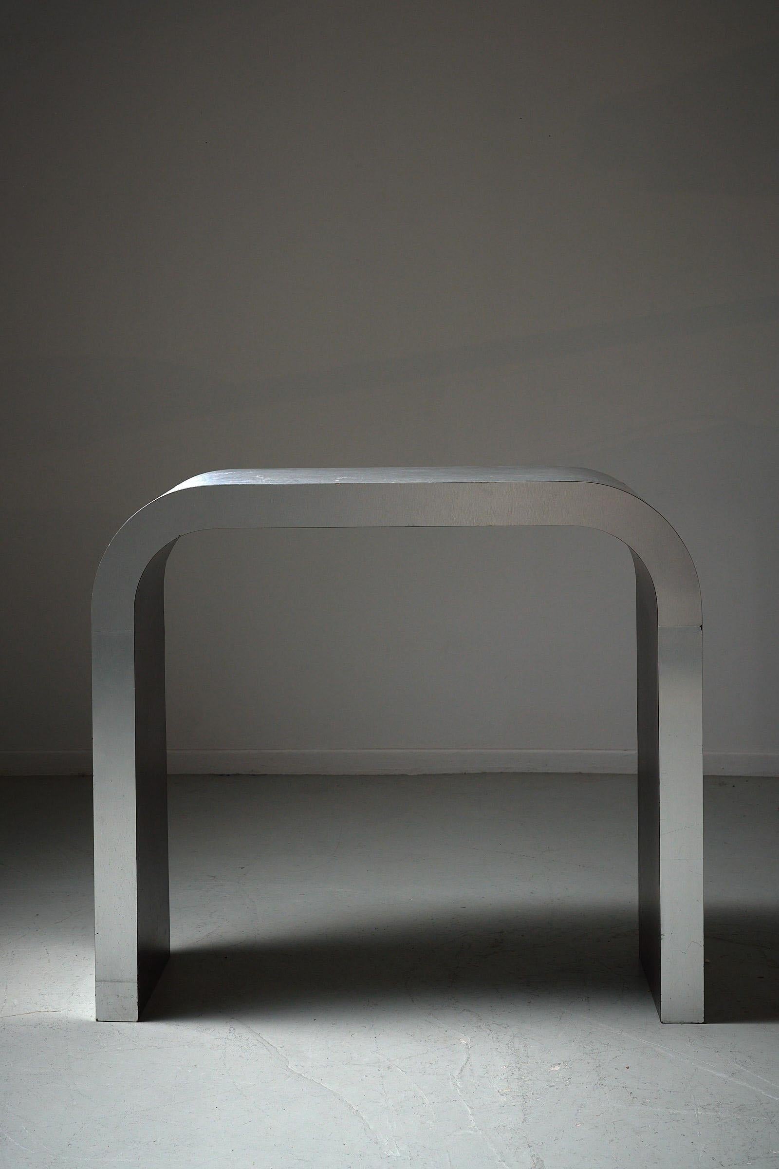 Metal console table, 1970s For Sale 4