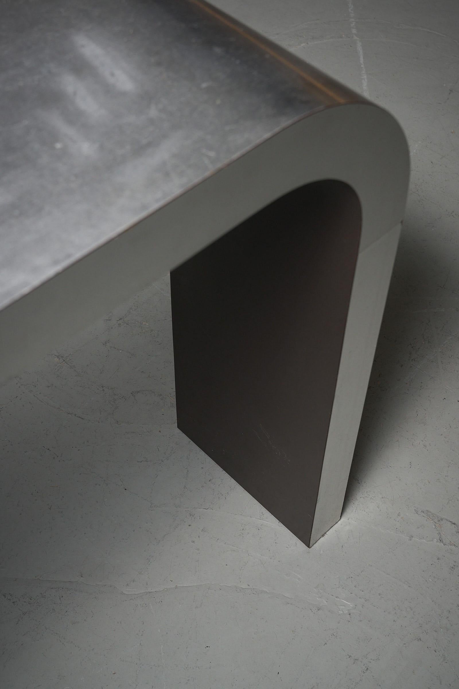 Metal console table, 1970s For Sale 2