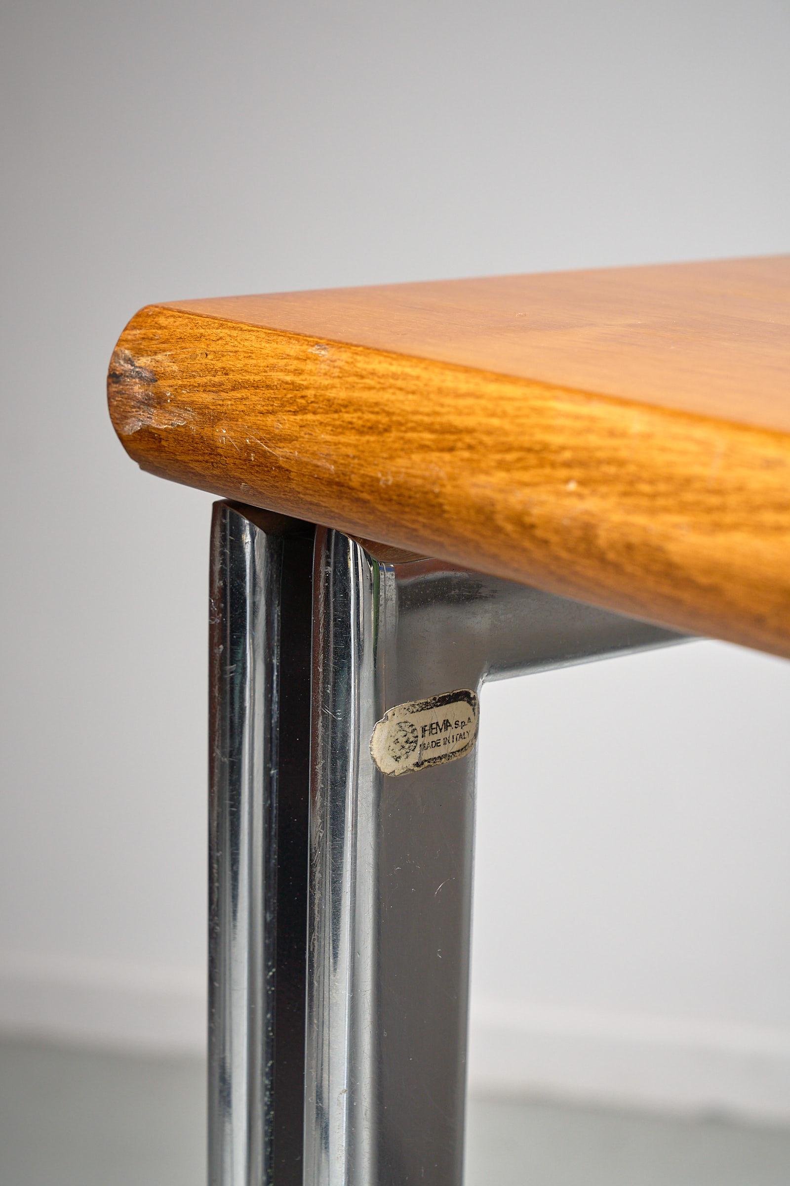 Large desk by Gastone Rinaldi for Thema Italy For Sale 2