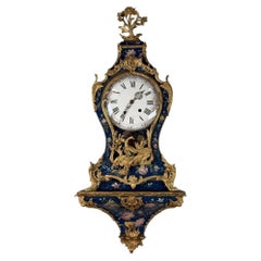 Louis XV cartouche and its lamp base, 18th century