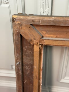 Wooden frame with stucco and gold from around 1900