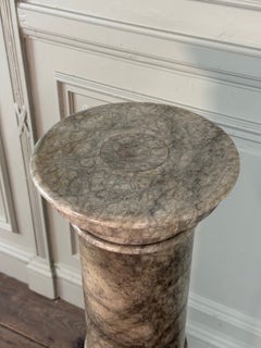 Alabaster column, around 1880