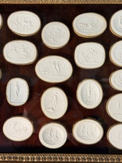 Collection of intaglio casts, a souvenir from the Grand Tour, workshop of P. Pao