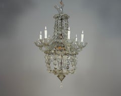 Murano glass bead chandelier, Venice around 1900