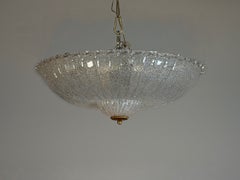 Venetian Murano glass ceiling chandelier, around 1940