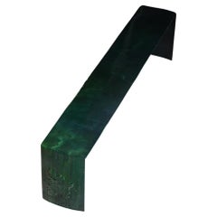 Panchina contemporanea unica nel suo genere in Greene & Greene Forest Bench