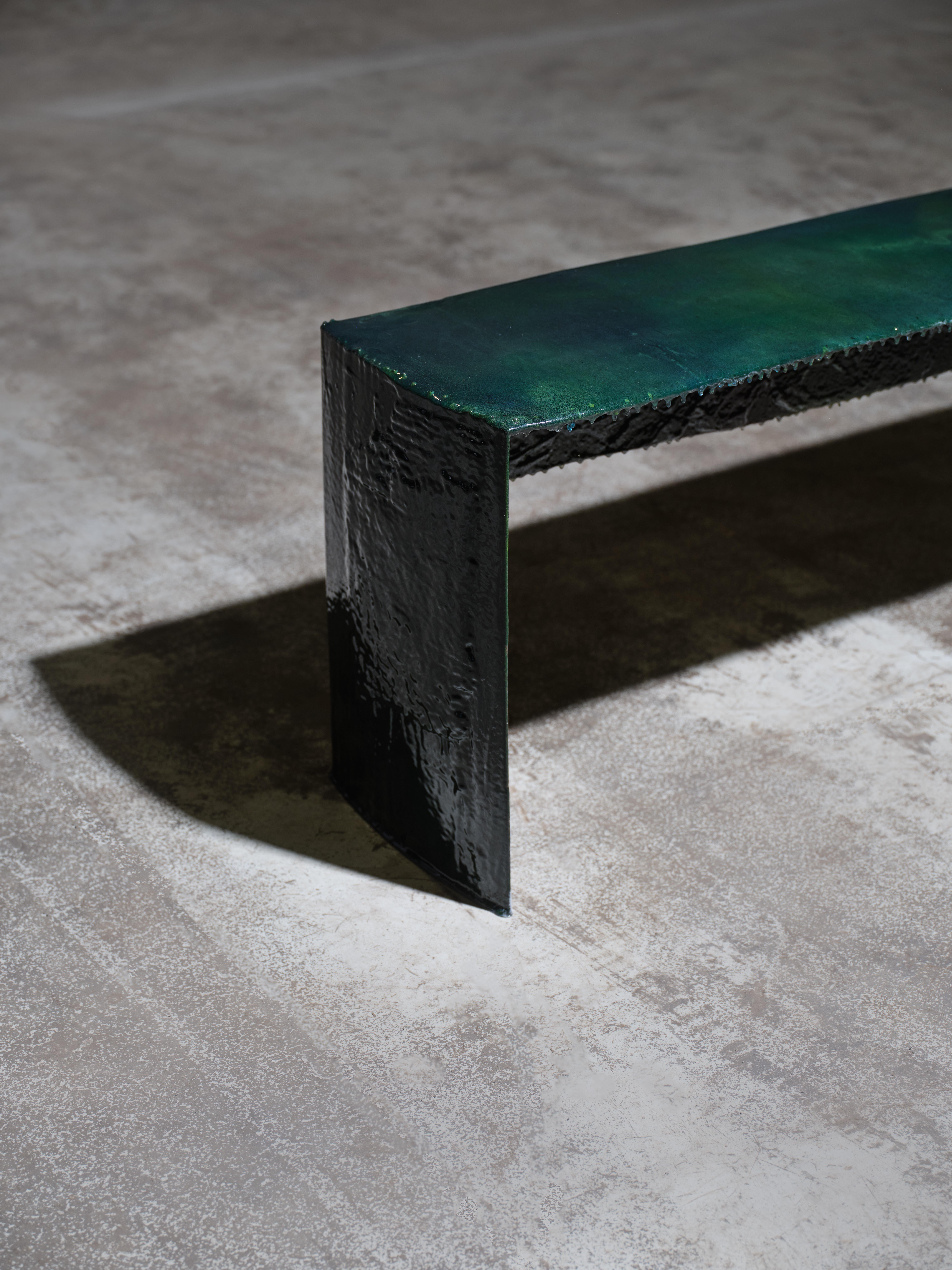 Fatto a mano Panchina contemporanea unica nel suo genere in Greene & Greene Forest Bench in vendita