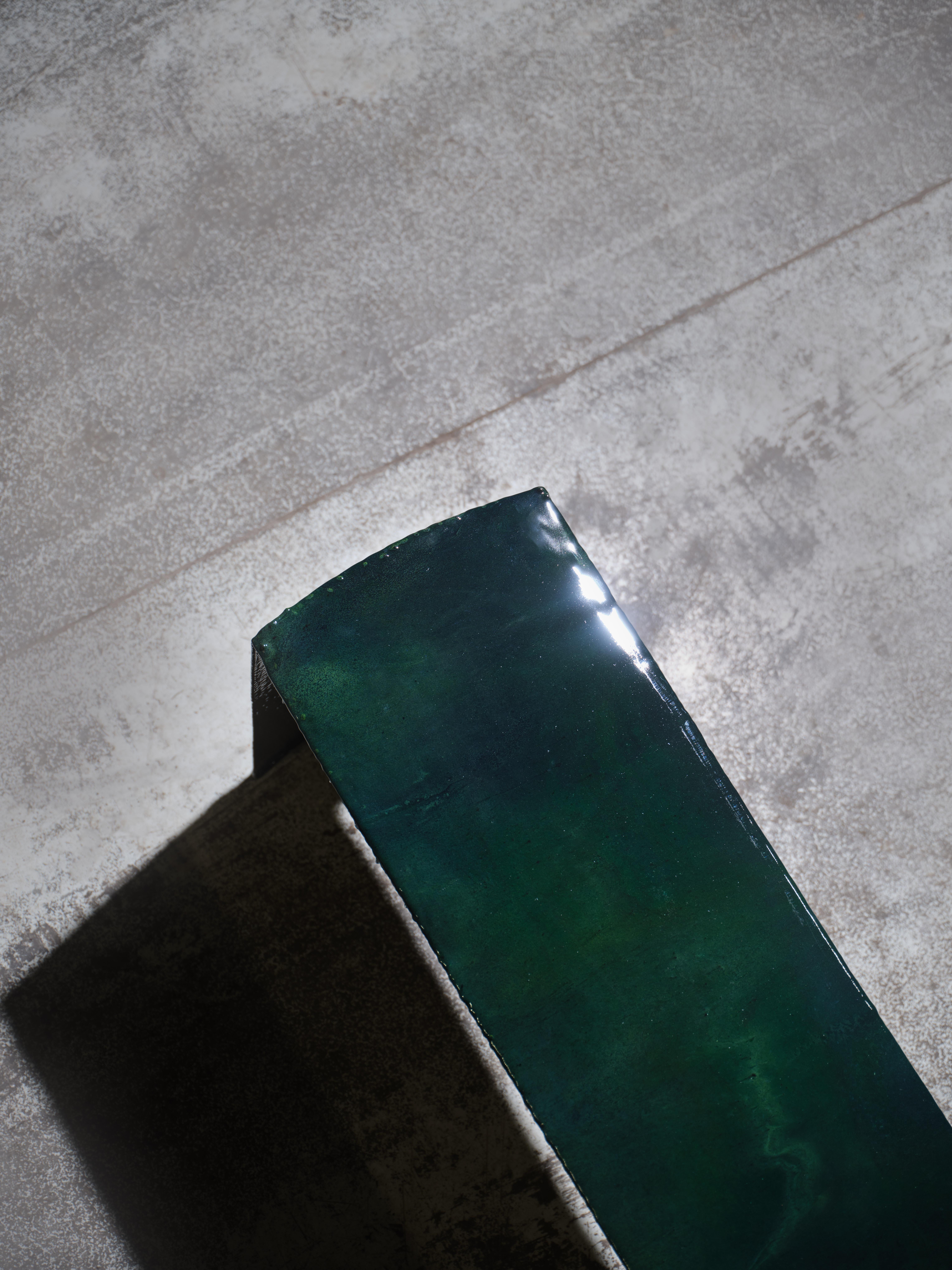 Acciaio Panchina contemporanea unica nel suo genere in Greene & Greene Forest Bench in vendita