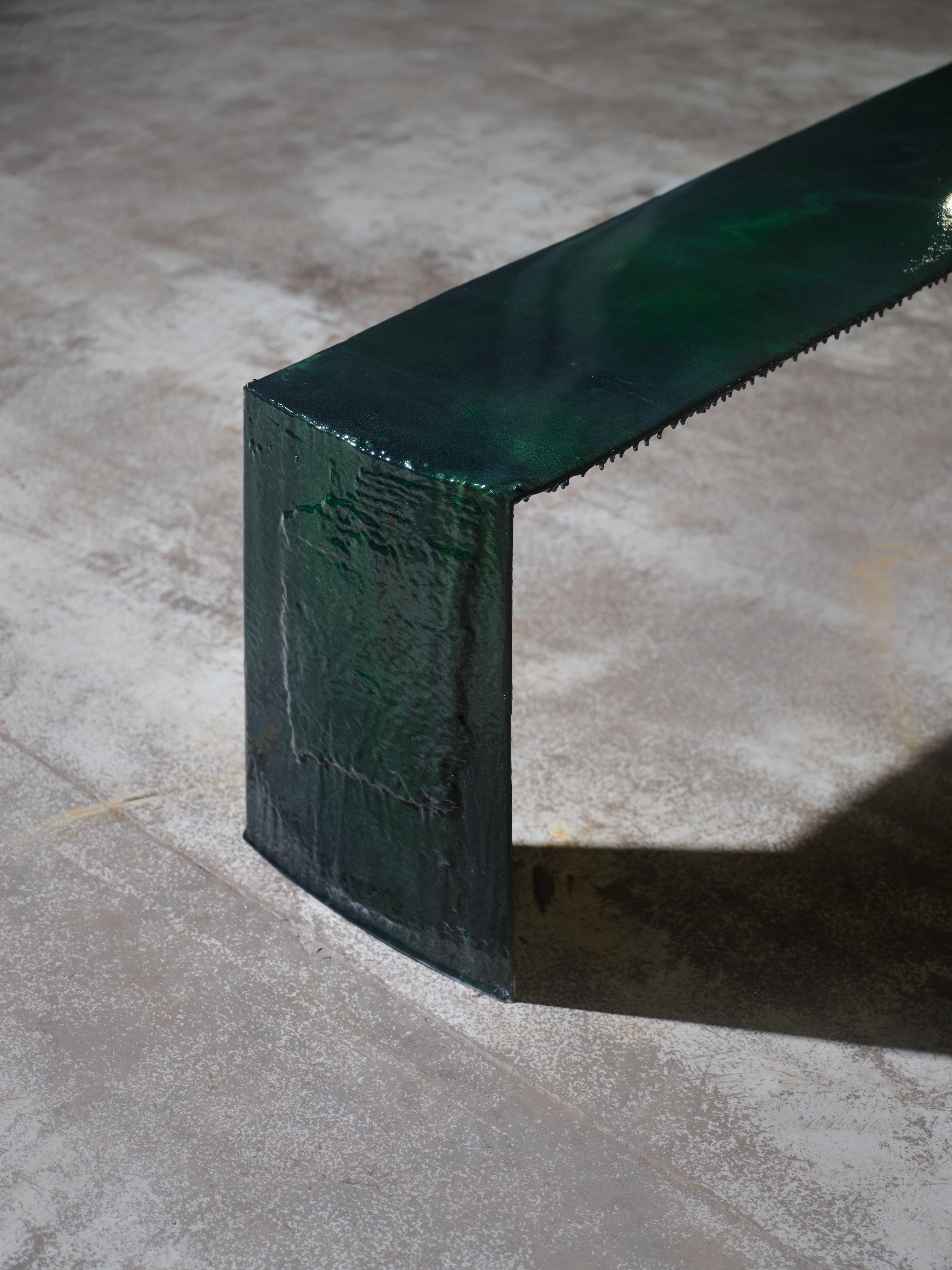 Panchina contemporanea unica nel suo genere in Greene & Greene Forest Bench in vendita 2