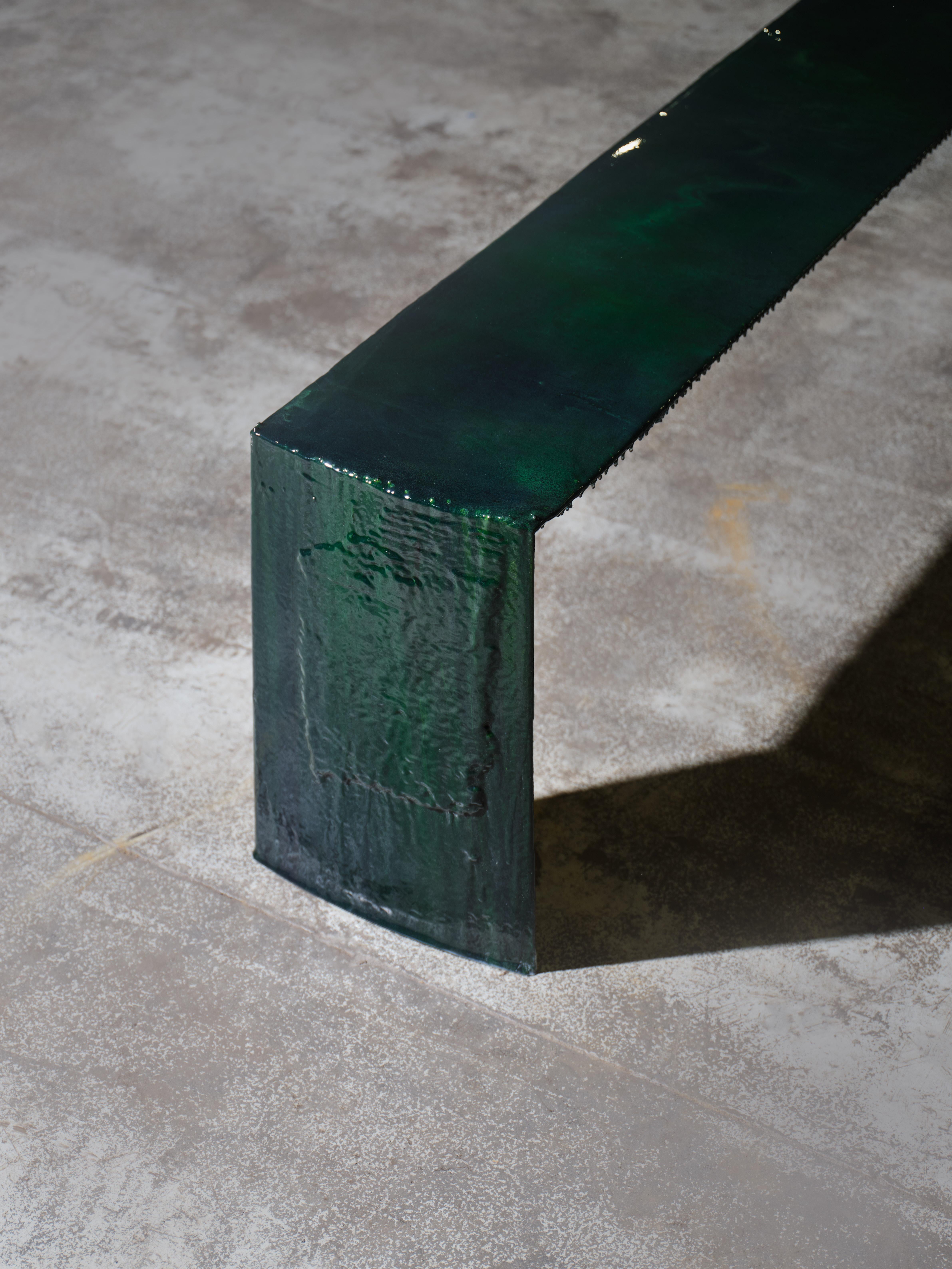 Panchina contemporanea unica nel suo genere in Greene & Greene Forest Bench in vendita 3