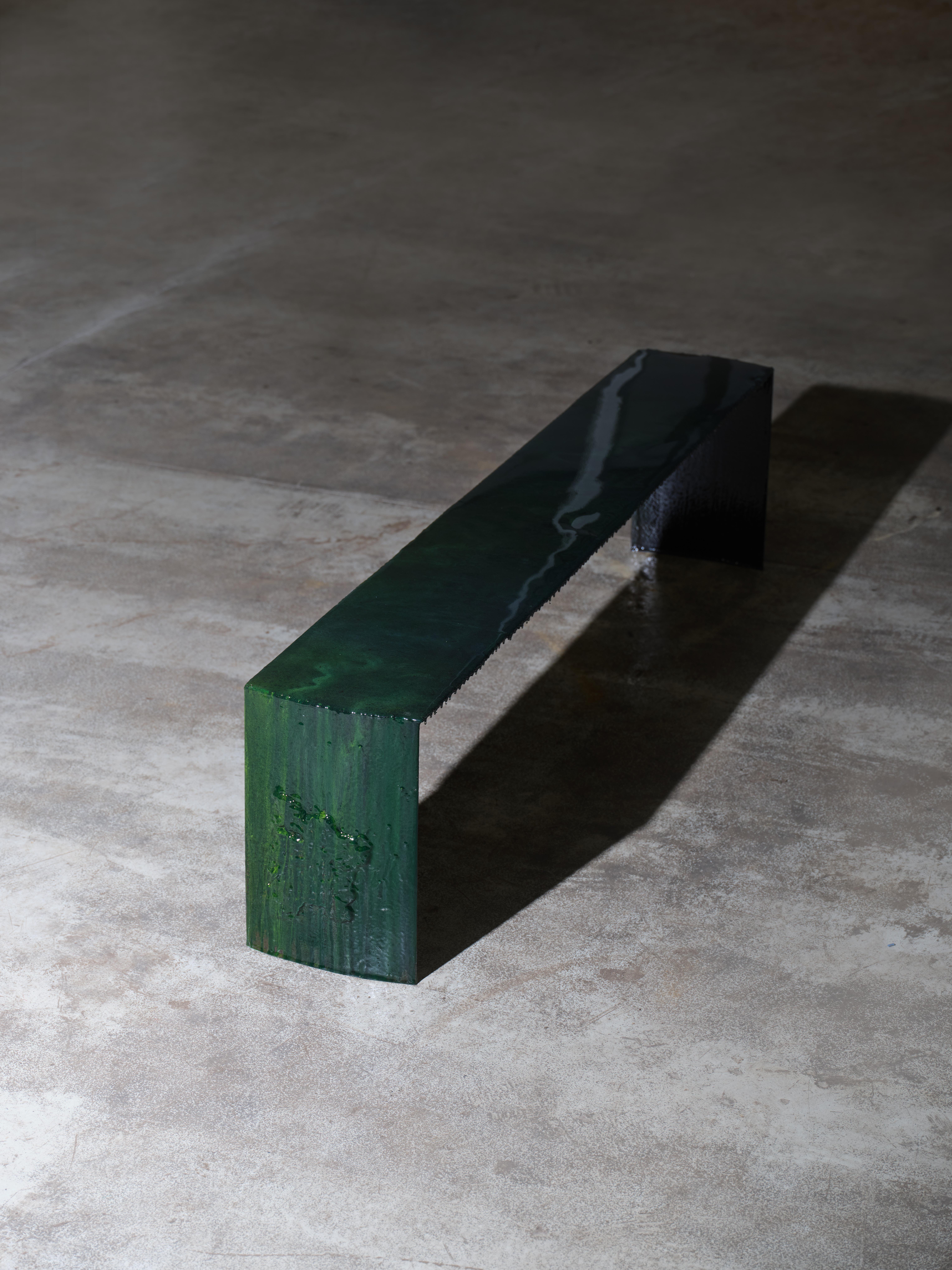 Panchina contemporanea unica nel suo genere in Greene & Greene Forest Bench in vendita 5