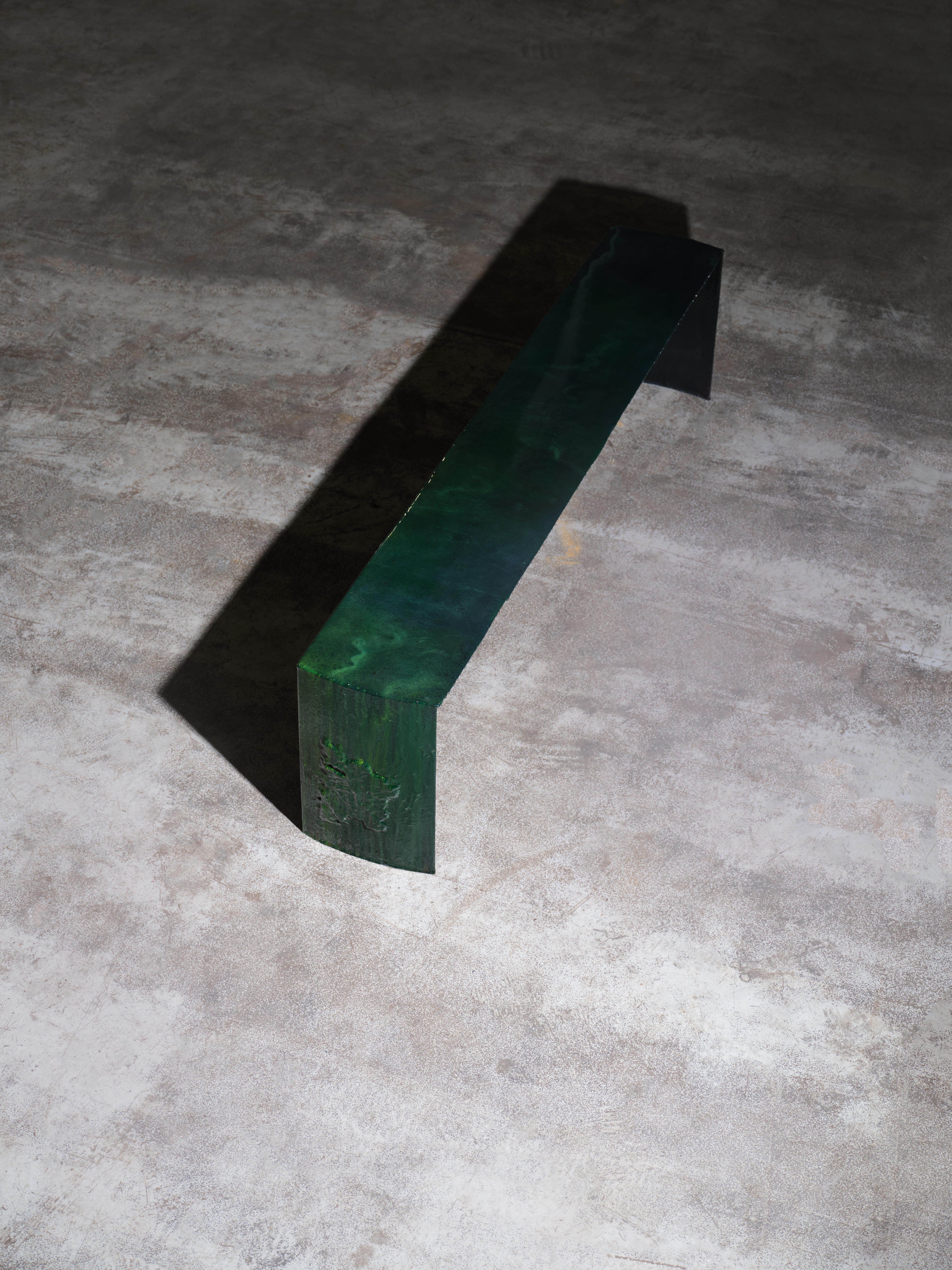 Panchina contemporanea unica nel suo genere in Greene & Greene Forest Bench in vendita 7