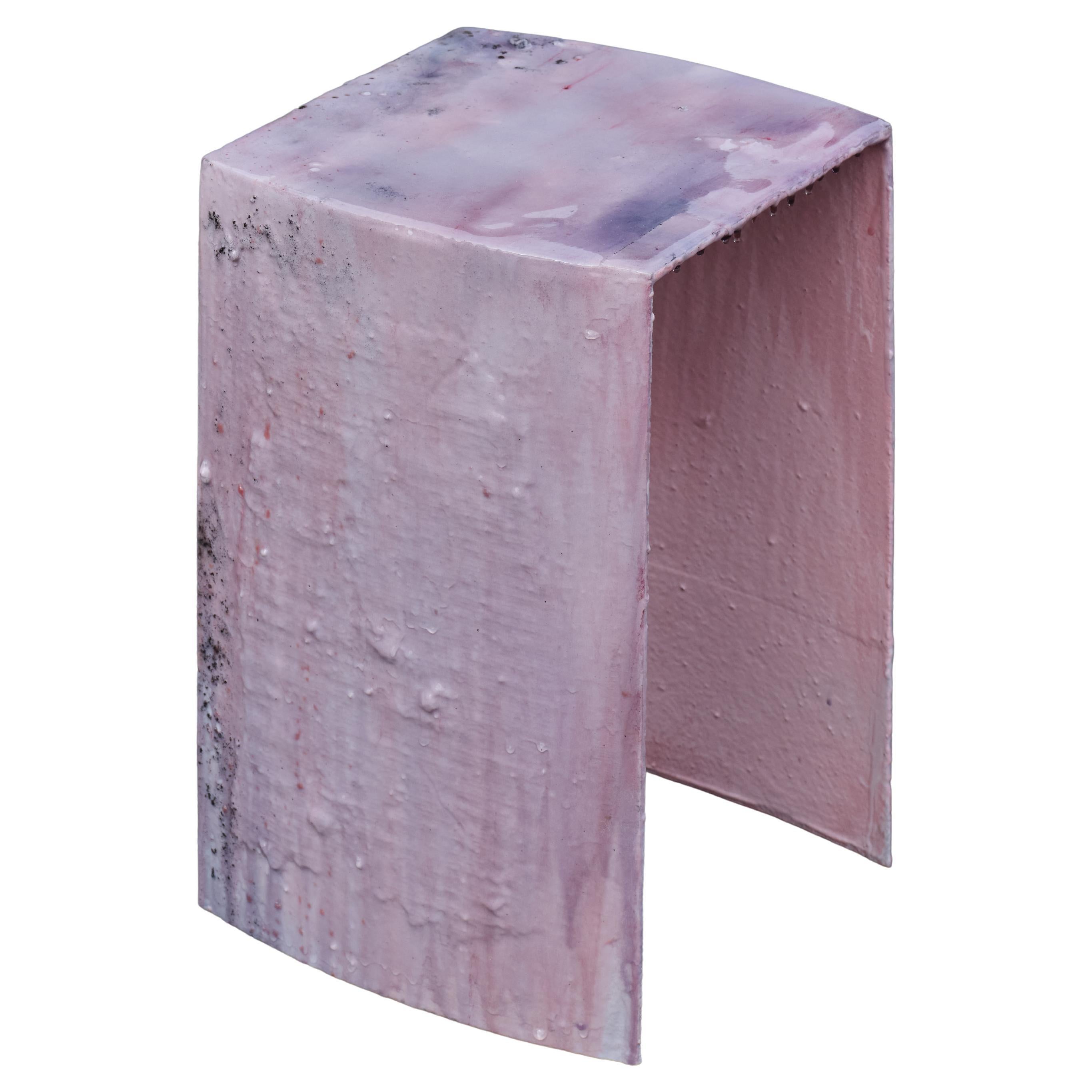 Taburete contemporáneo único Rosa en venta