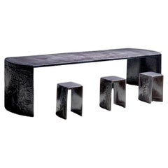 Table de salle à manger contemporaine unique en son genre Arsenic Fog