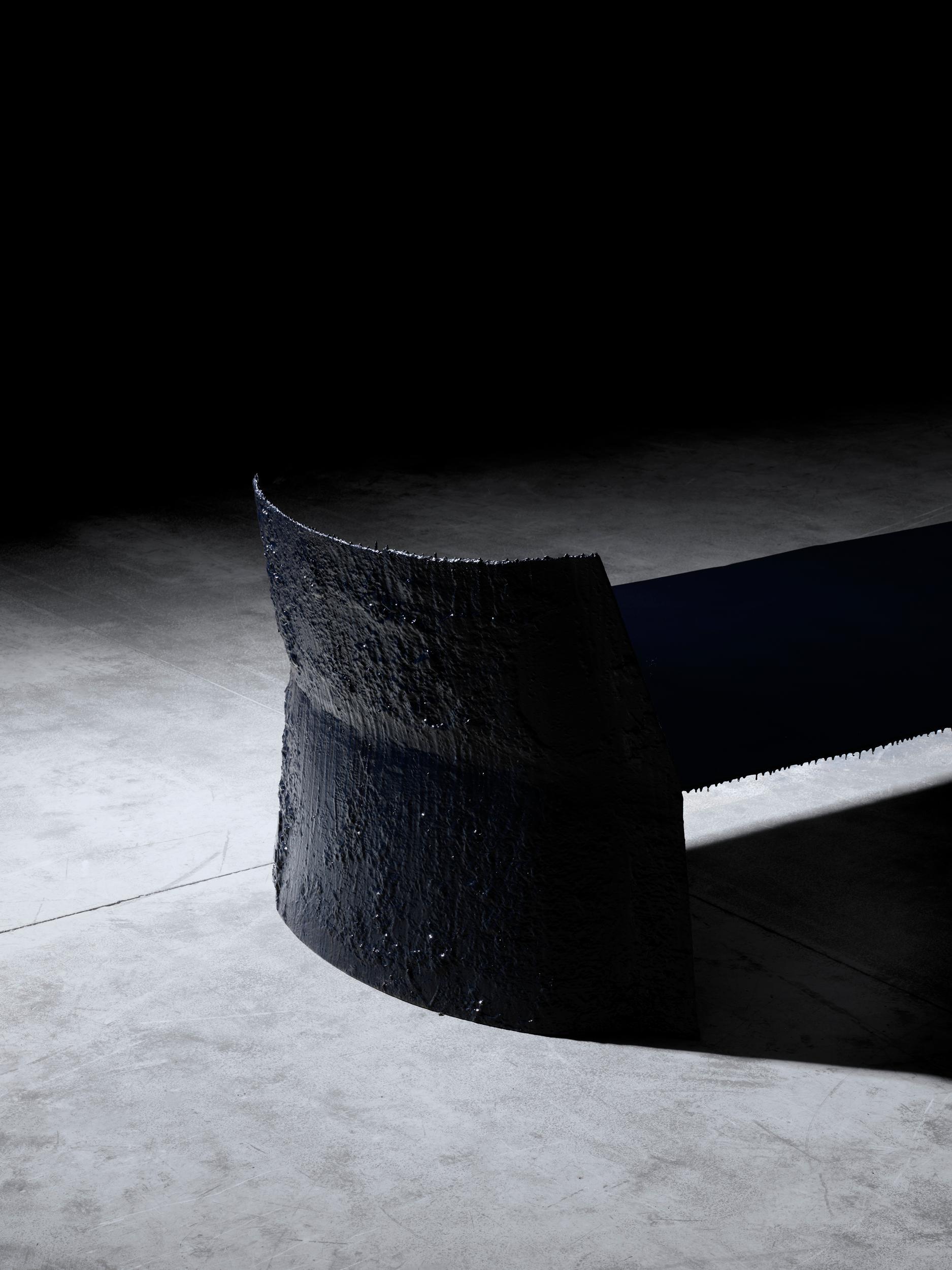 Escritorio contemporáneo único inspirado en la Cama Aethra Acero en venta