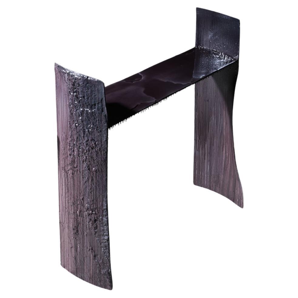 Contemporary one of a kind Ash Violet Console For Sale