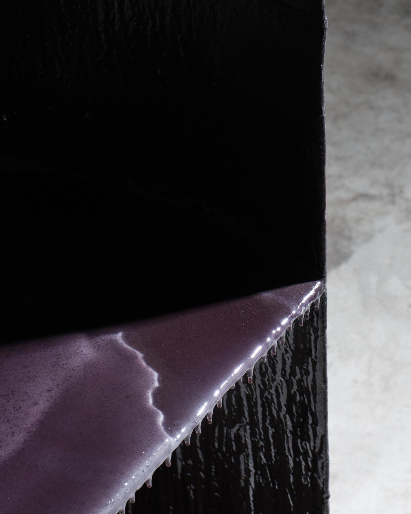 Contemporary one of a kind Ash Violet Console In New Condition For Sale In 1204, CH