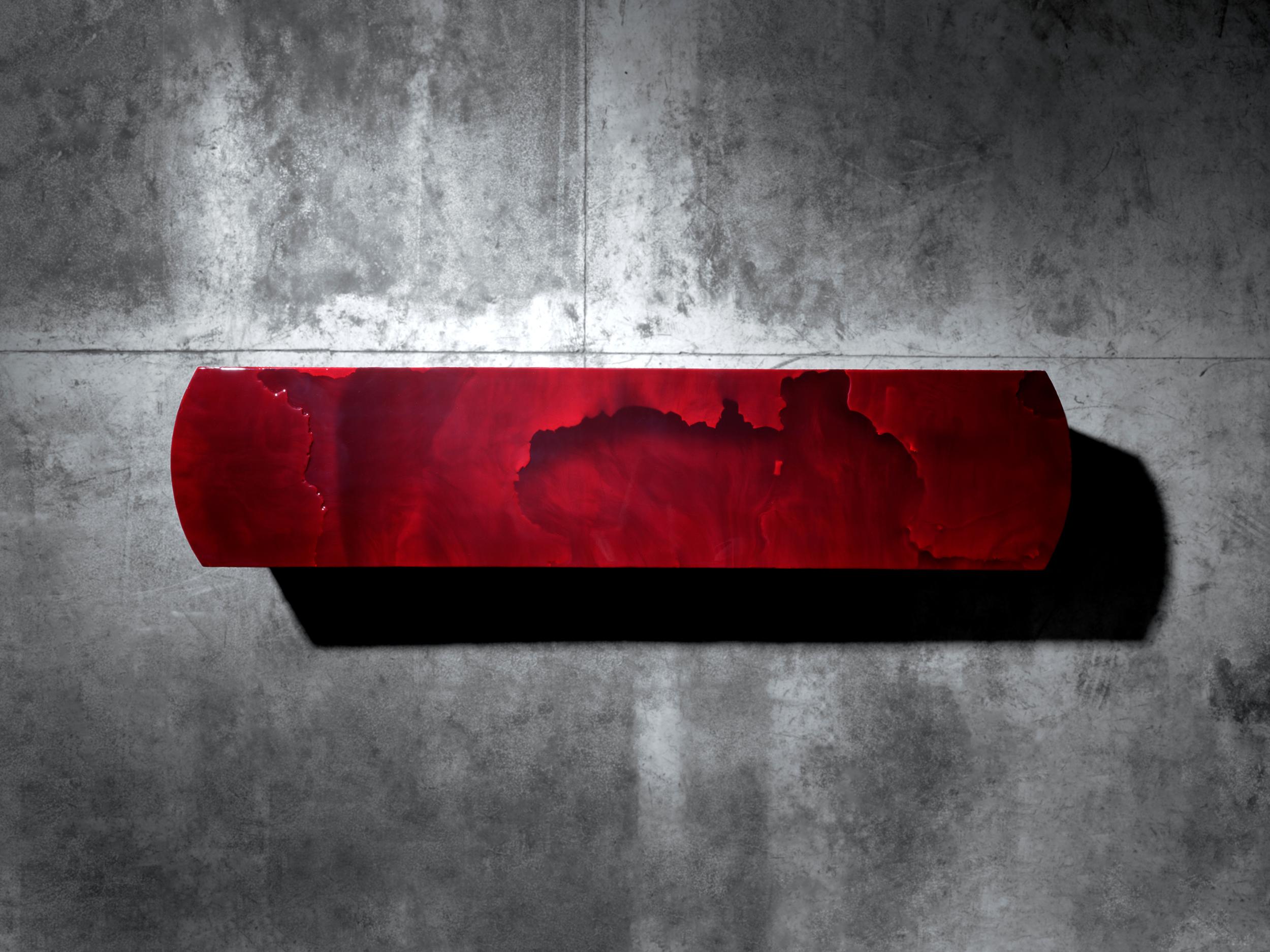Table basse contemporaine unique Oxblood Waltz Neuf - En vente à 1204, CH