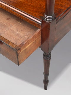 Early 19th Century George III Period Mahogany 4-Tier Whatnot Music Stand