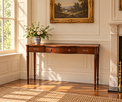 Mid 20th Century Mahogany and Inlay Console Table by Arthur Brett & Sons