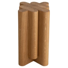 Emmanuel Outy EOG-1 Side Table, Handmade in Solid Oak, Size S