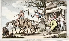 Rowlandson, satire, ars moriendi, dance of death, aquatint, Bring out your Dead!