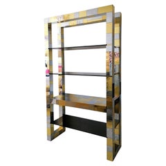 Rare MCM Paul Evans Cityscape large etagere freestanding shelves USA 1970s