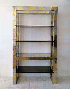 Rare MCM Paul Evans Cityscape large etagere freestanding shelves USA 1970s
