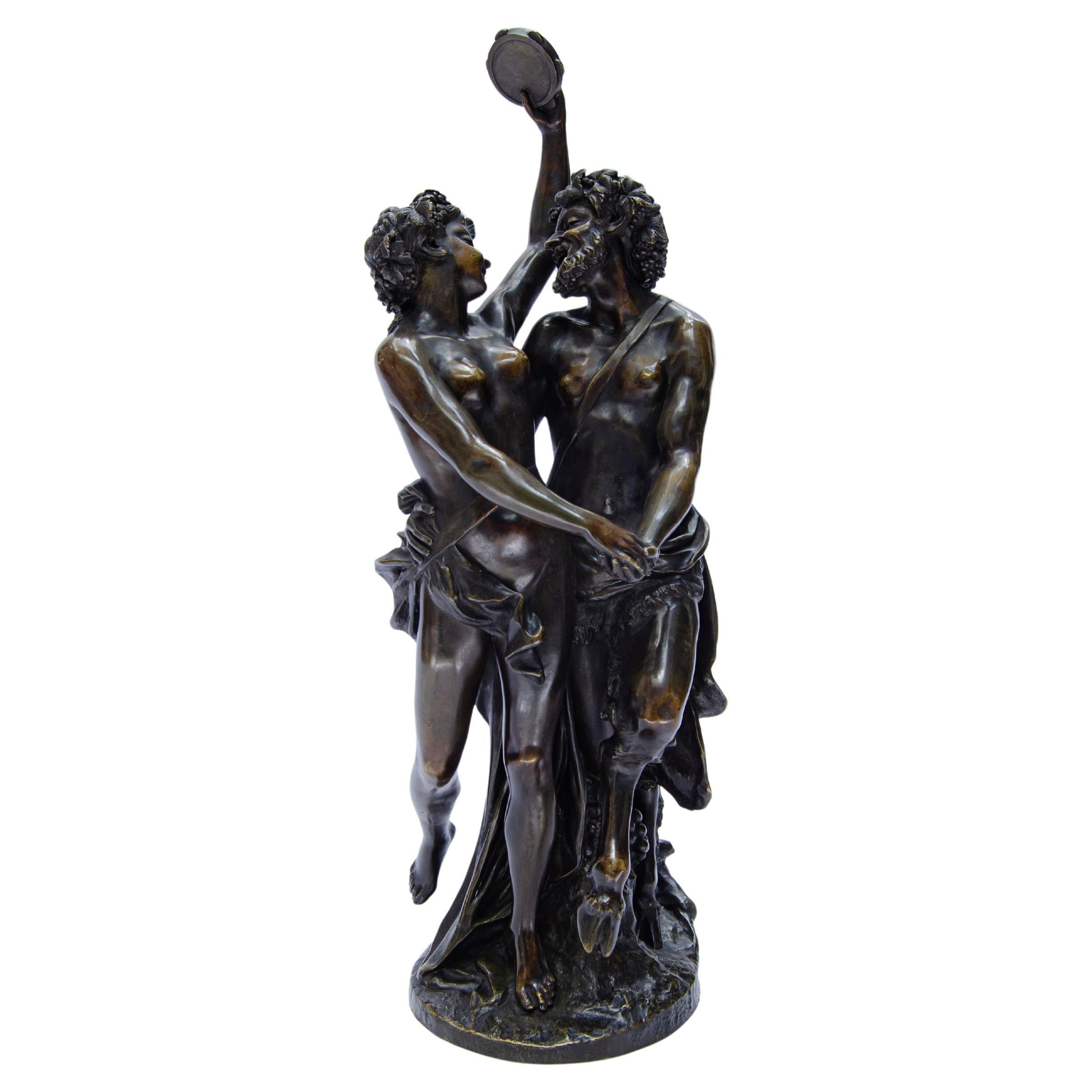 "Nymph and Satyr" by Claude "Clodion" Michel