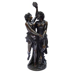 "Nymph and Satyr" by Claude "Clodion" Michel