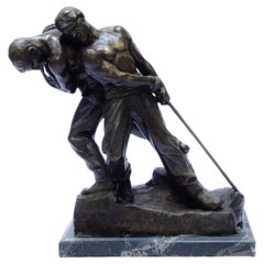 Sculpture "Strength" by Henri Louis Levasseur