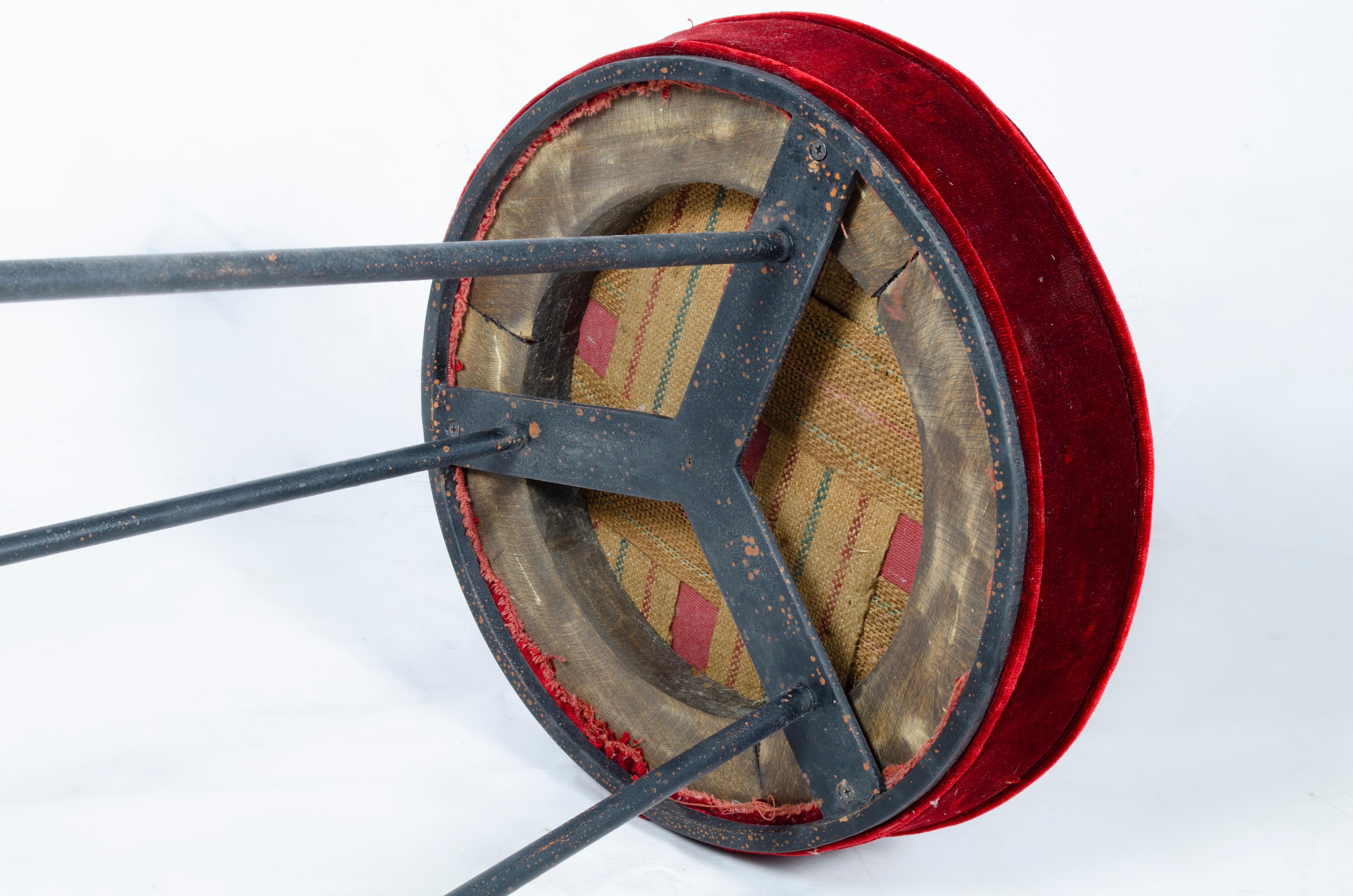French Yo-Yo Stool by Jean Royère For Sale