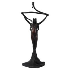 Sculpture « Femme au serpent » de Victor Heinrich Seifert