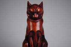 Holzskulptur von Édouard-Marcel Sandoz