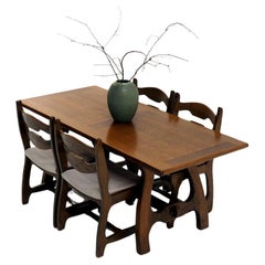 Used Dining Set by Guillerme & Chambron for “Votre Maison”