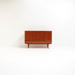 1960s Danish Highboard by Architect Henning Kjærnulf, Signed