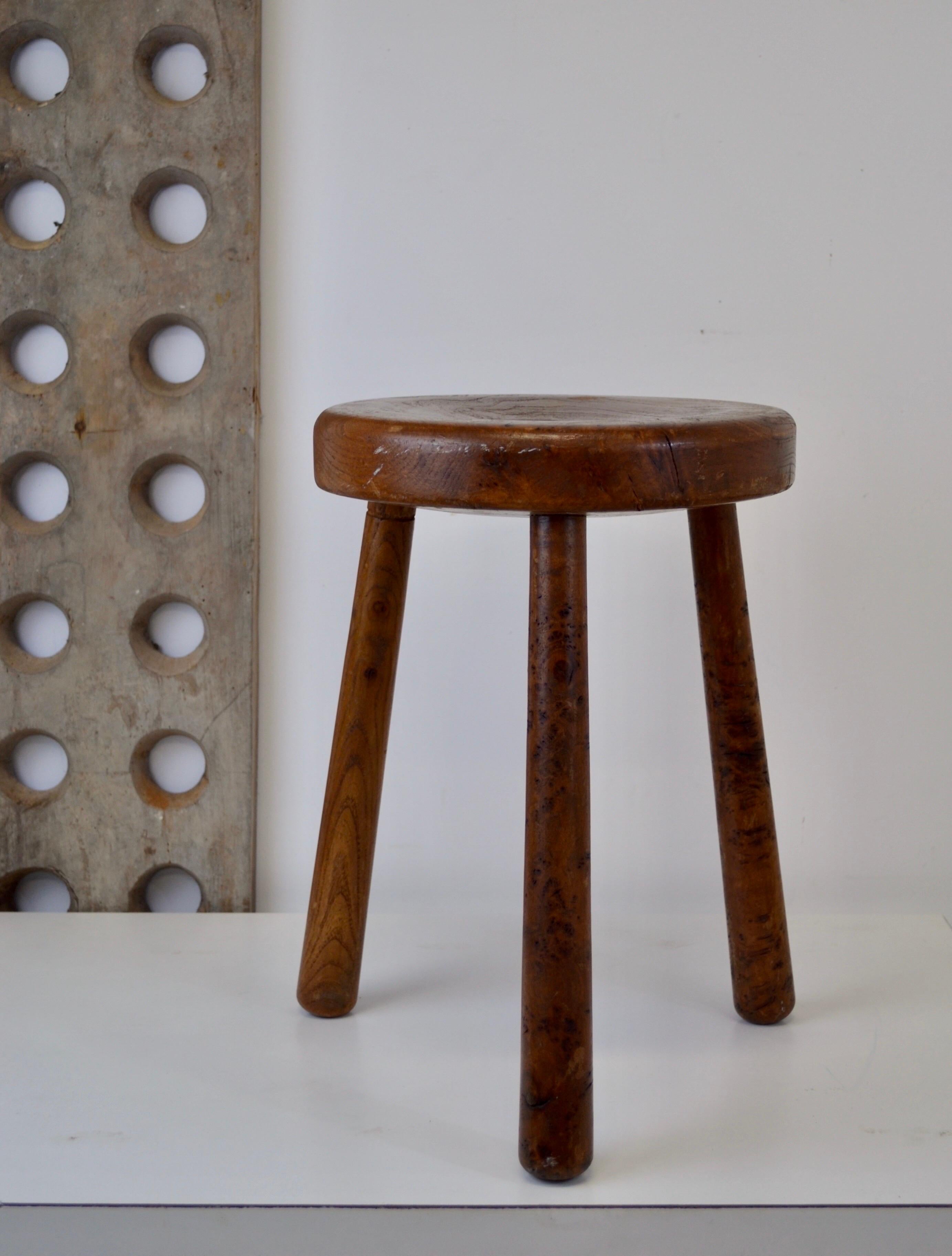 A set of four tripod 'shepherd' stools - France - 1950 For Sale 1