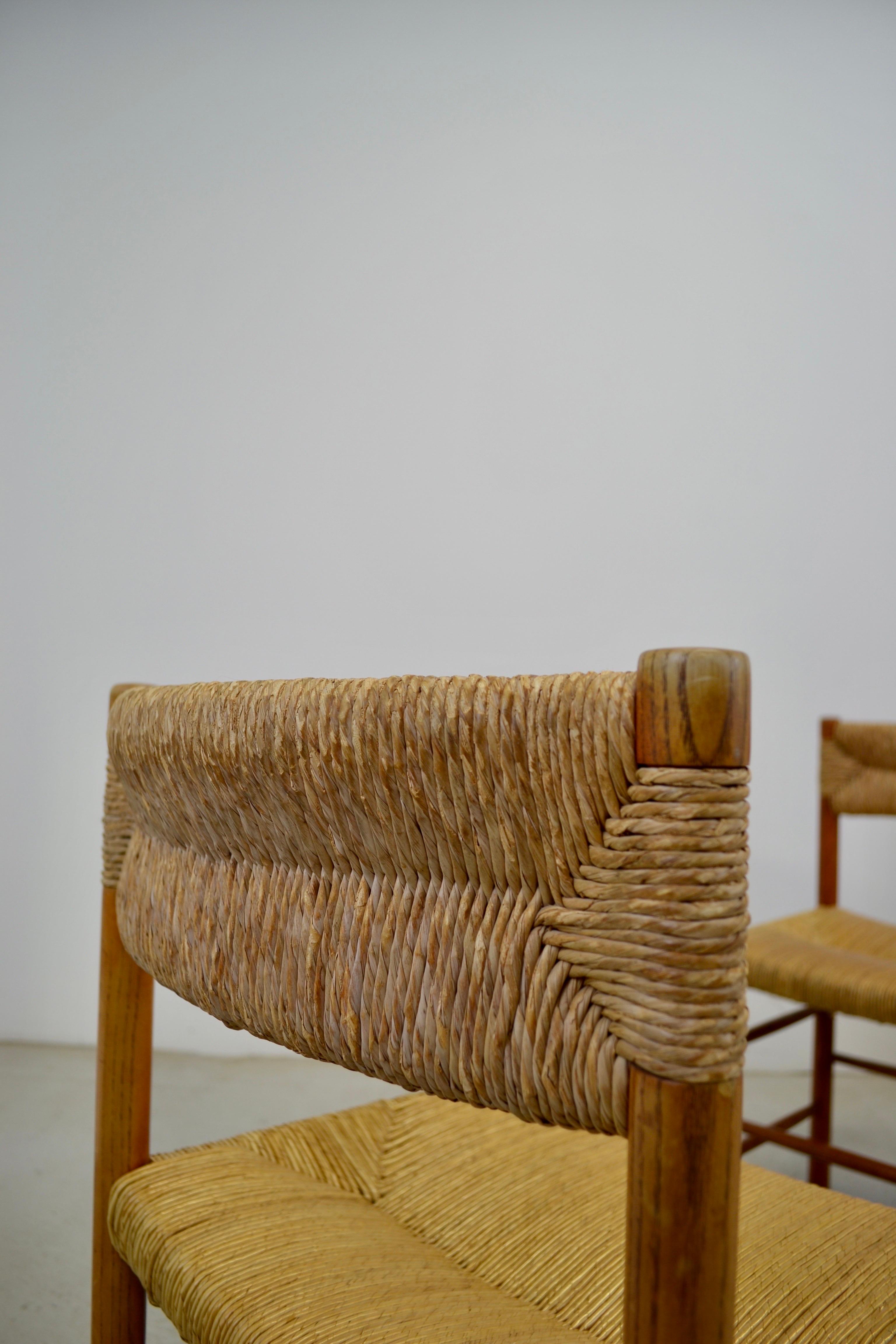 4 Robert Sentou Dordogne Chairs for Charlotte Perriand - 1950 1