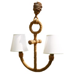 1950 Bougeoir en corde "Ancre De Marine" Audoux et Marin - France