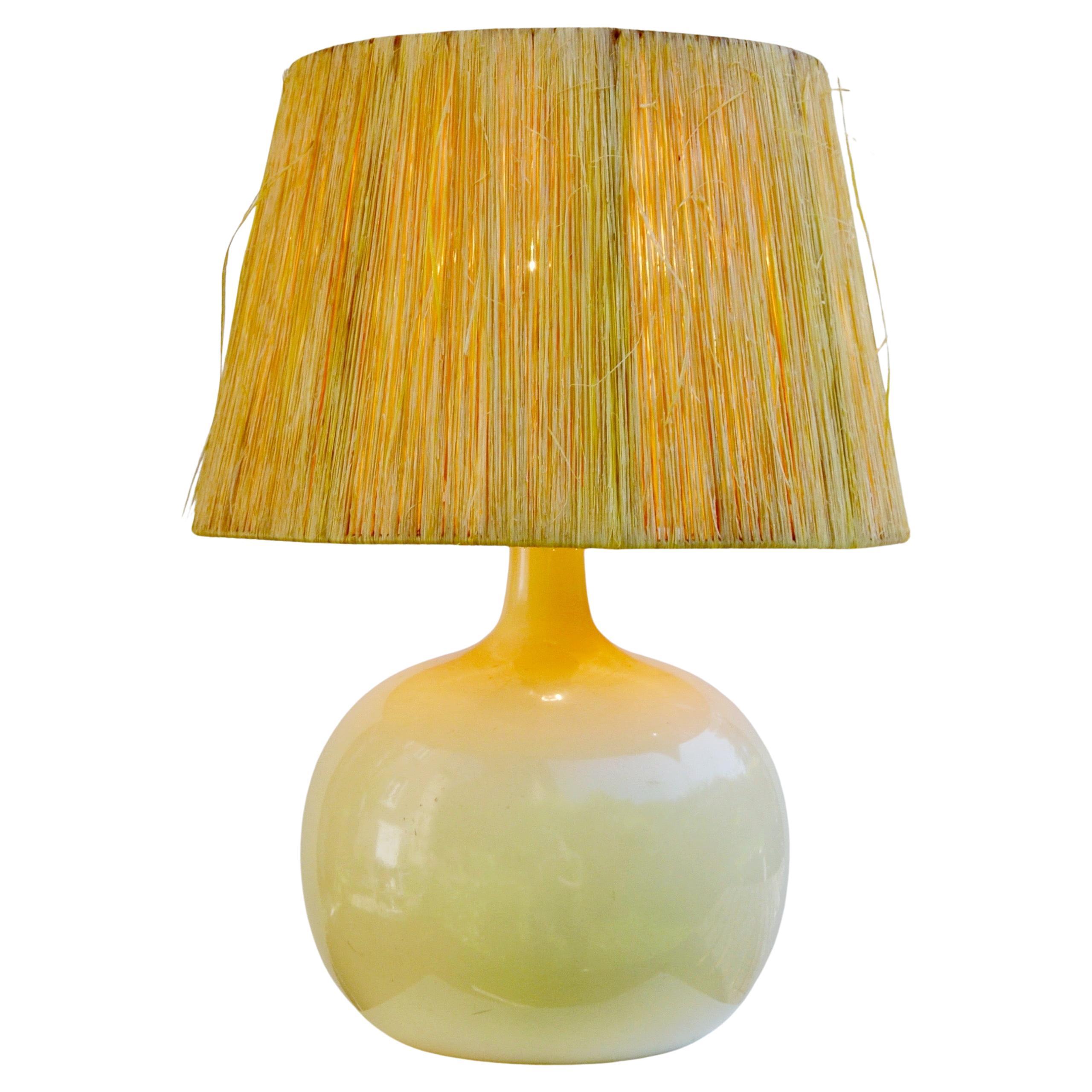 Tischlampe aus gedrechseltem Holz, weiß lackiert - 1960 - Frankreich