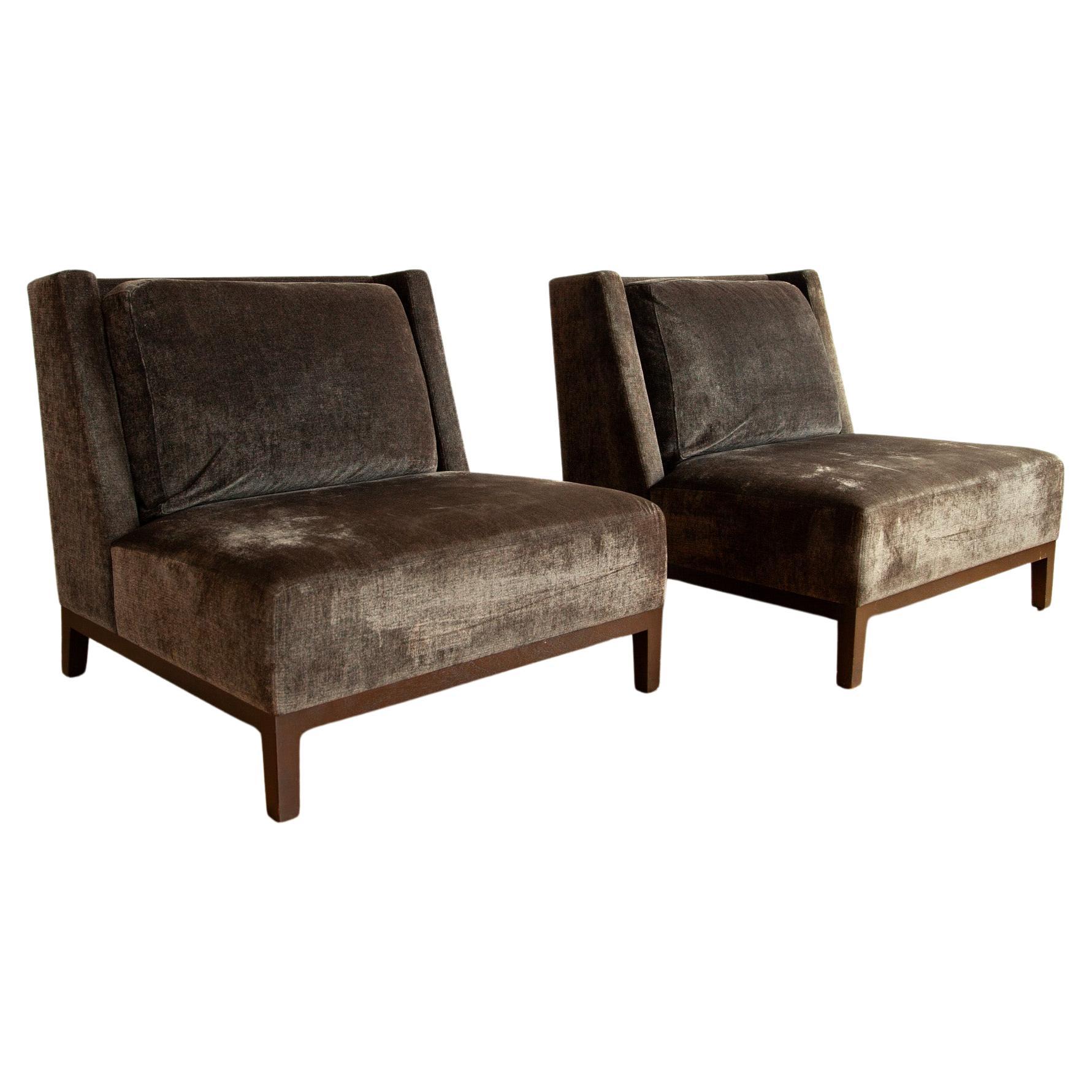Pair of Christian Liaigre “Latin” Chairs for Holly Hunt