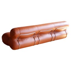 Tacchini "Orsola" Sofa in Cognac Leather