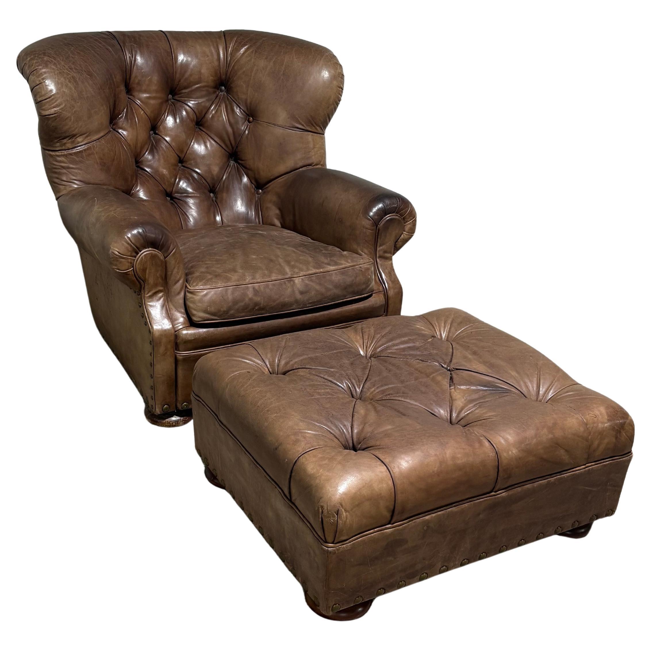 Ralph Lauren Leather Writer’s Chair