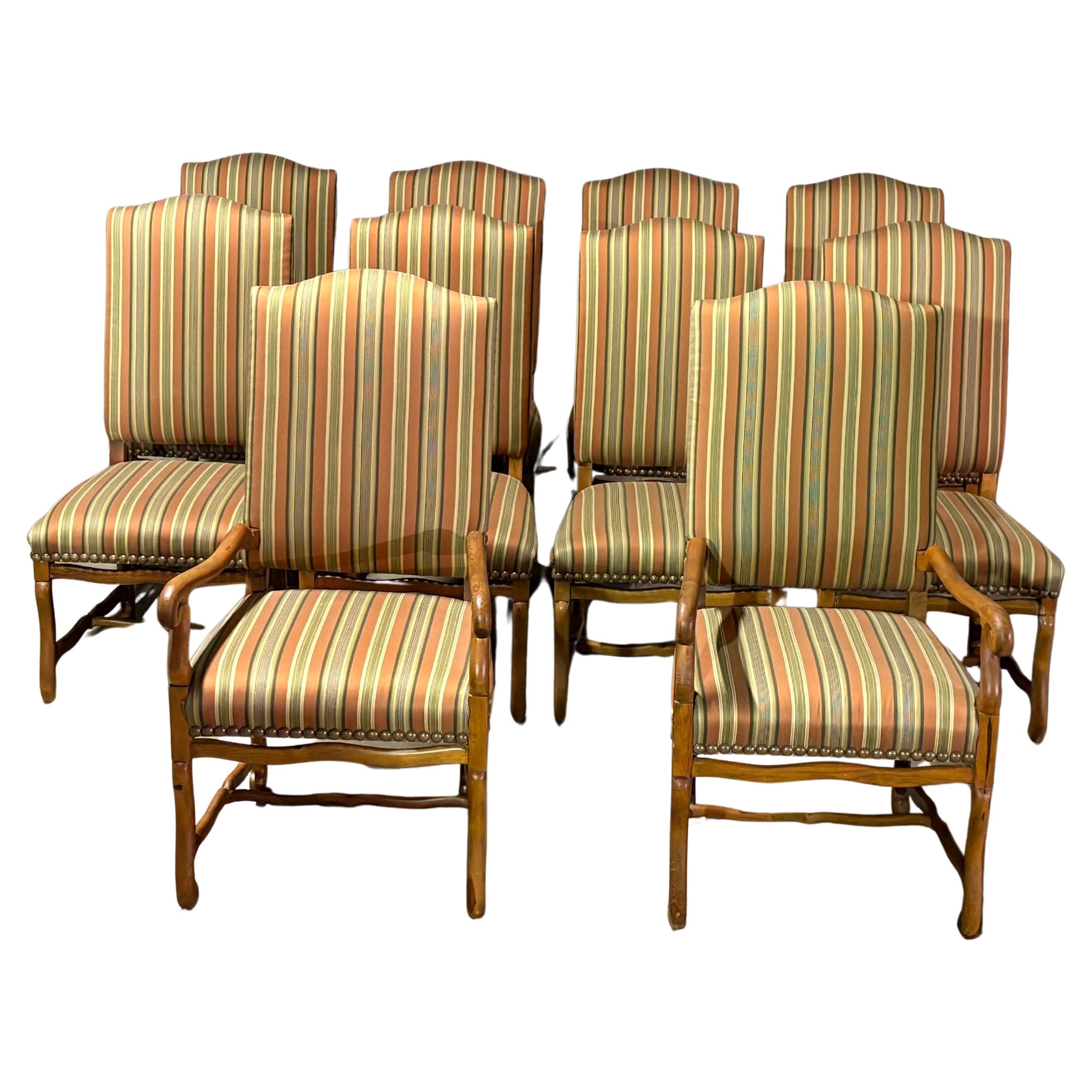 Set of 10 - Ralph Lauren Dining Chairs For Sale