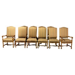Set of 10 - Ralph Lauren Louis XIV Dining Chairs